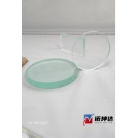 鋼化定制玻璃異形玻璃小片高溫玻璃圓形鋼化玻璃定制--諾坤達